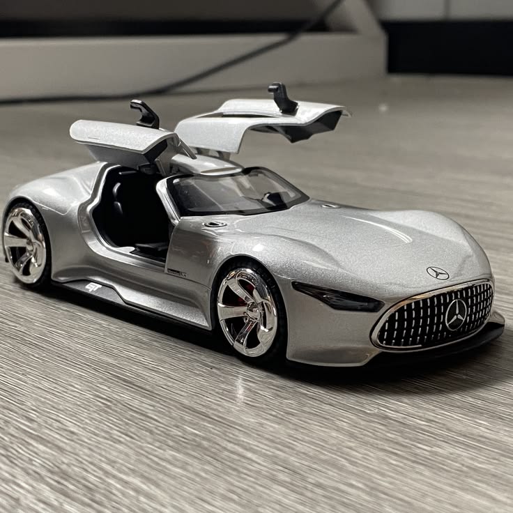 *AMG Vision GT Diecast Toy Car | 1:32 Scale Metal Model with Pull Back Action Car | Lights & Sound Openable Doors – Premium Alloy Collectible Toy Car*